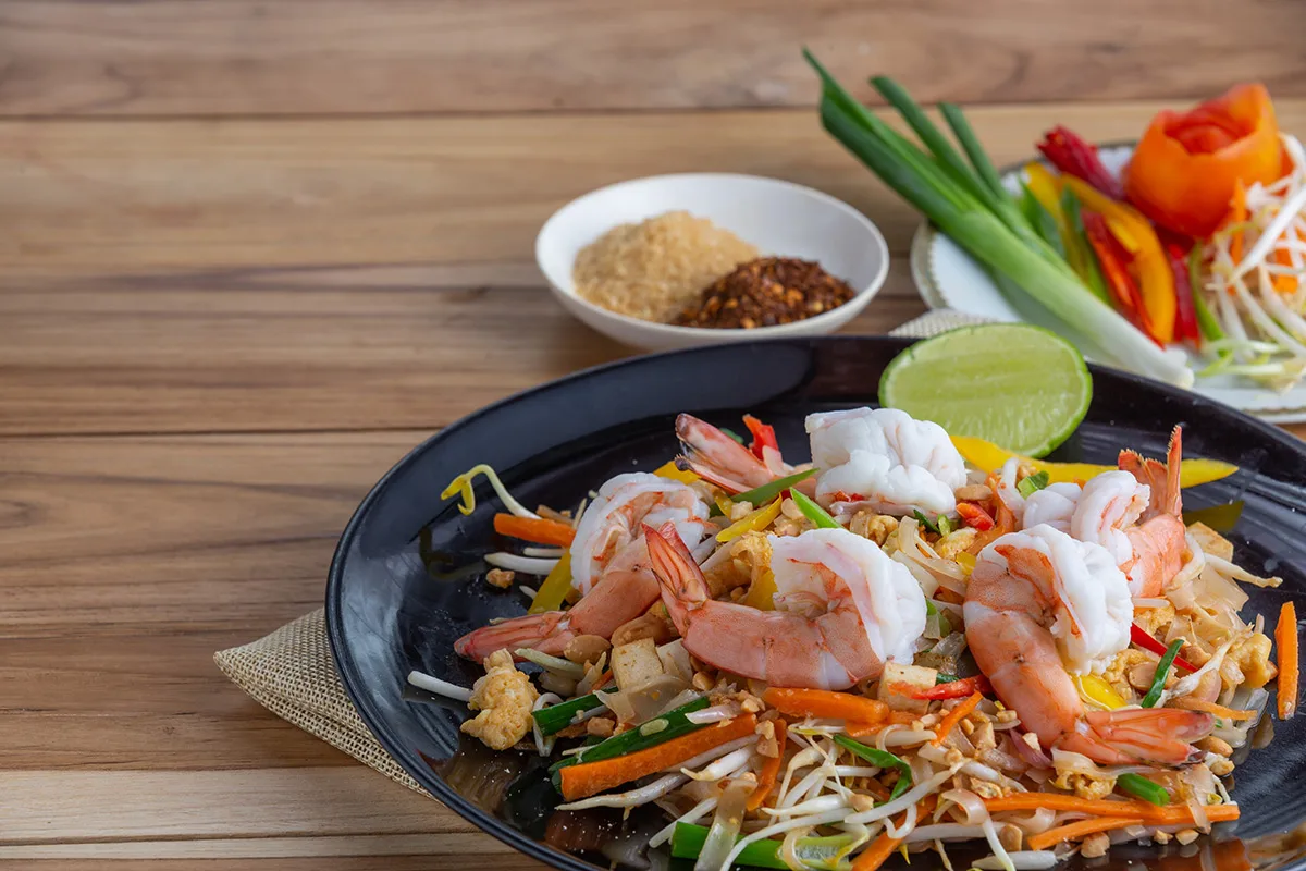 Pad Thai crevettes