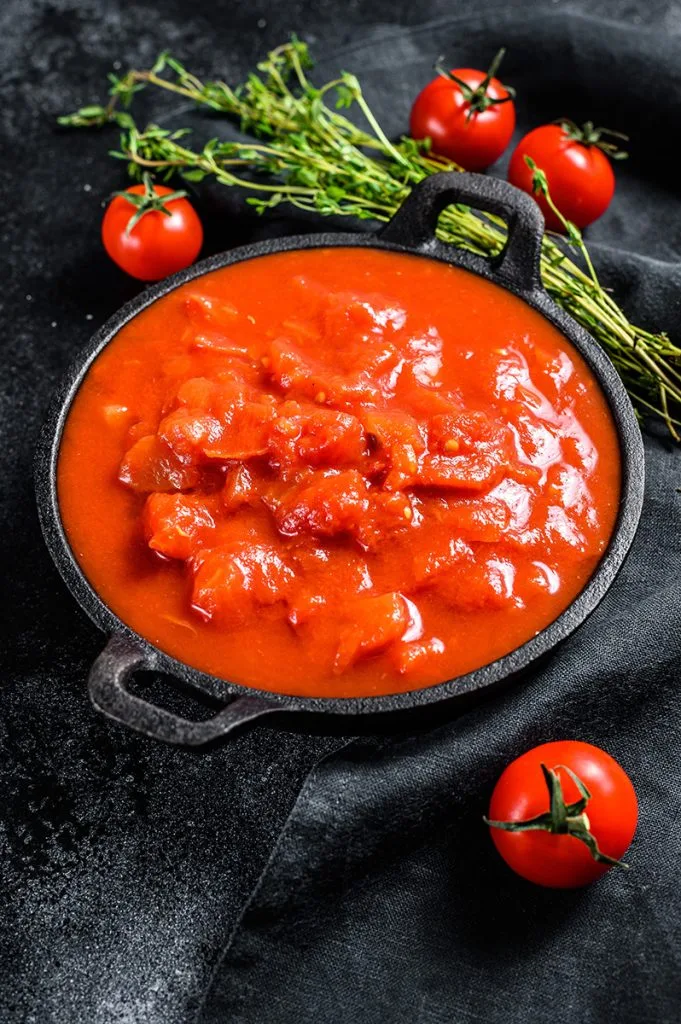 Sauce tomate cuisson