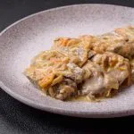Assiette de blanquette de veau
