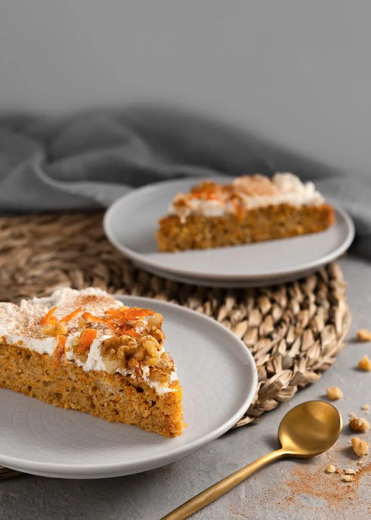Parts de carrot cake