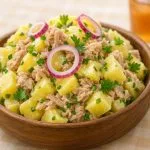 Salade de pommes de terre au thon