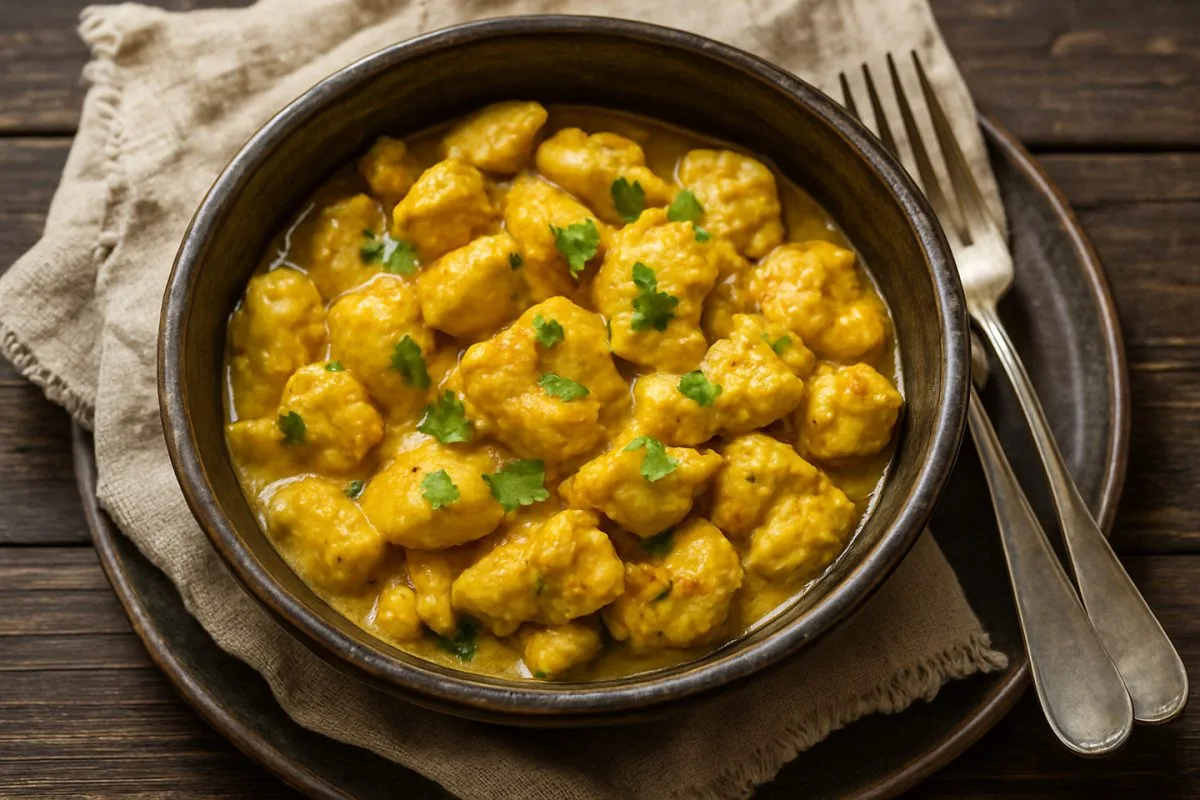 Recette poulet curry coco