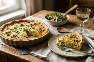 Quiche aux poireaux