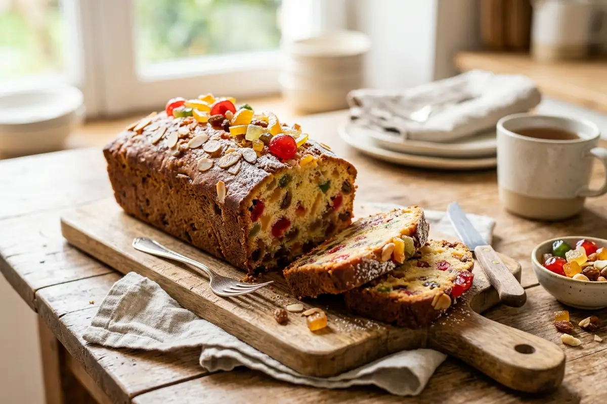 Cake aux fruits confits