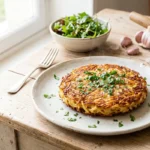 Crique ardéchoise présentée sur une assiette