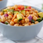 Salade de pois chiches à la méditerranéenne