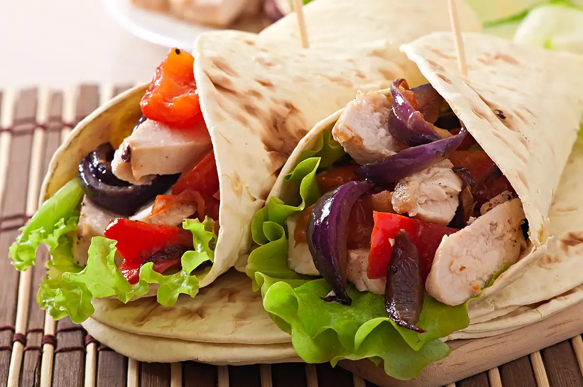 Wrap poulet