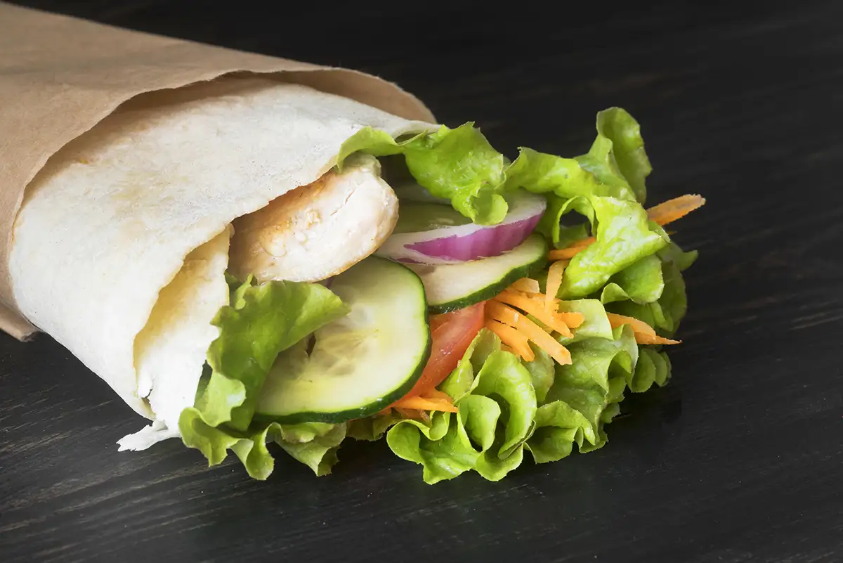 Wrap végétarien