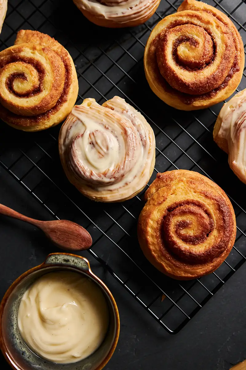 Nappage des cinnamon rolls