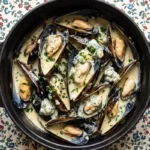 Moules au roquefort
